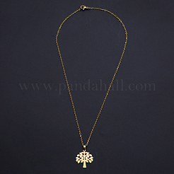 201 подвеска из нержавеющей стали ожерелье NJEW-S105-JN688-45-2