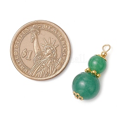 Подвески из натурального селенита/аметиста/черного оникса (окрашенного и нагретого)/зеленого авантюрина/тигрового глаза/сердолика PALLOY-JF03692