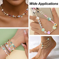 60 шт. 6 стиля макаронных бусин натурального цвета из ракушек BSHE-CJ0001-13