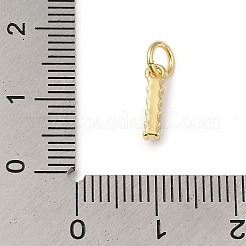 Estante chapado en latón con dijes de perlas de imitación de plástico abs&nbsp;KK-B092-30I-G
