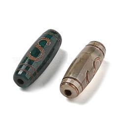 Тибетского стиля бусы дзи&nbsp;TDZI-E004-33