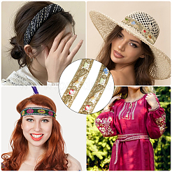 Лента для вышивки из полиэстера&nbsp;PW-WG49779-05-1