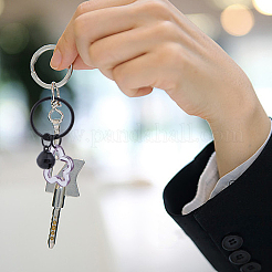 20 шт. 10 стиля брелоков из цинкового сплава&nbsp;KEYC-BBC0001-17