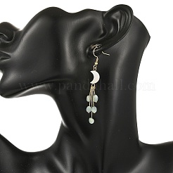 Pendientes colgantes de acero inoxidable 304 con vidrioes&nbsp;EJEW-JE07525