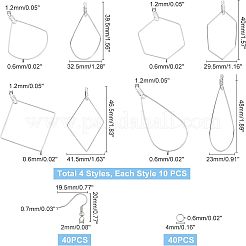 Наборы для самостоятельного изготовления сережек-колец из бисера DIY-UN0002-43P