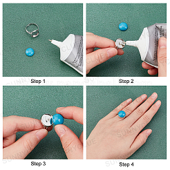 Набор для изготовления кольца на палец своими руками&nbsp;DIY-SC0017-73