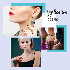 10 комплект подвесных украшений от сглаза&nbsp;HJEW-DR0001-07