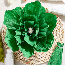 6 шт. искусственные цветы из гофрированной бумаги&nbsp;DIY-WH20007-272C