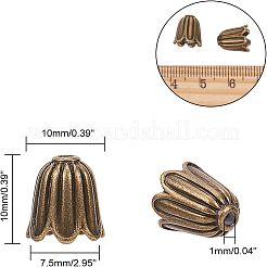 240 шт. многолепестковые колпачки для бусин в тибетском стиле FIND-NB0002-03