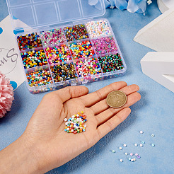 180 г 12-х цветных стеклянных бусин&nbsp;SEED-TA0001-35