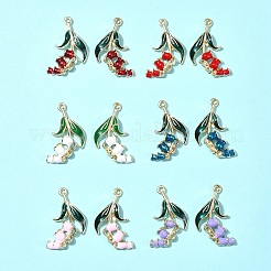 12шт 12 стиля подвески из сплава с эмалью&nbsp;ENAM-FS0001-89