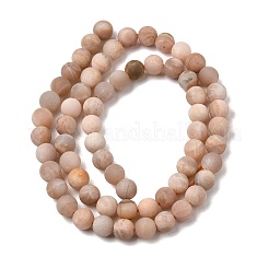 Natürliche sunstone Perlen Stränge&nbsp;G-J372-05-8mm-A
