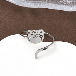 Кольца-манжеты из нержавеющей стали 304 для женщин&nbsp;LS-RJEW-F195-02P