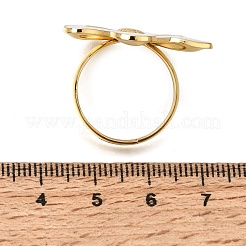 Anelli aperti con polsino smaltato in acciaio inossidabile 304&nbsp;SA-CBA369F-04G-03