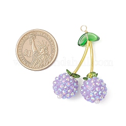 Подвески из непрозрачной смолы цвета ab&nbsp;PALLOY-JF04067