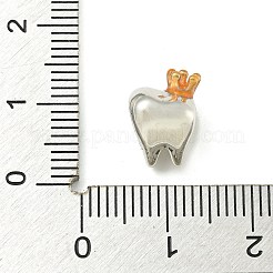 925 стерлингового серебра европейских бисер STER-NH0001-73AS