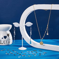 80 шт. 4-х цветные латунные соединительные подвески&nbsp;KK-PH0004-94