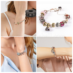 16шт 8 цвета латунные дистанционные бусины KK-CA0002-49