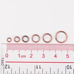 1 коробка с открытыми прыжковыми кольцами латунные прыжковые кольца KK-JP0008-R-NF