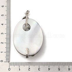 Подвески из натуральной морской раковины KK-E059-04P