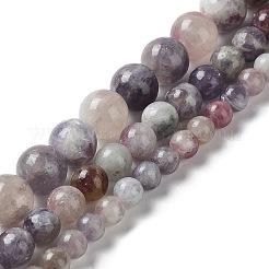 Натуральный сливовый цвет турмалиновый бисер пряди G-I355-01B-03