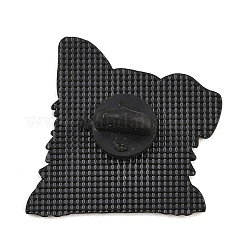 Spille smaltate con motivo border collie&nbsp;JEWB-B041-06C