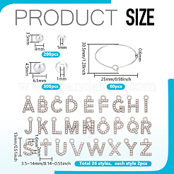 Подвески для бокалов вина своими руками с надписью «kis»&nbsp;DIY-PH0033-52