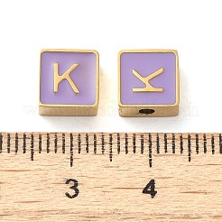 Эмалированные бусины из нержавеющей стали 304 STAS-L022-293G-K