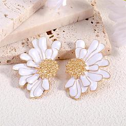 Vintage-Blumen-Ohrstecker für Damen&nbsp;JE1095E