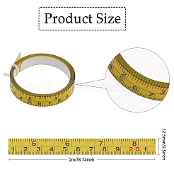 Стальная самоклеящаяся рулетка для верстака AJEW-WH0348-10