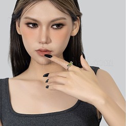 925 открытое кольцо-манжета из стерлингового серебра с кубическим цирконием для женщин FS-WGE1194-01