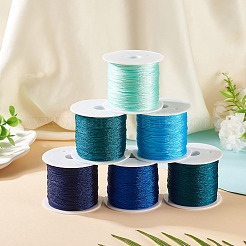 6 рулон 6 цвета 6-слойная полиэстеровая металлизированная нить OCOR-TA0003-11E
