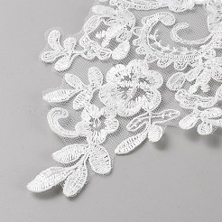 Отделка воротника из полиэстера с компьютерной вышивкой AJEW-WH0471-58