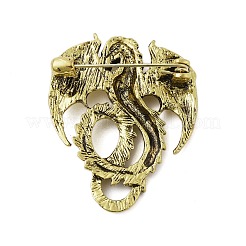 Ретро старинные золотые броши в виде животных из сплава для рюкзака и одежды JEWB-S040-02A-AG