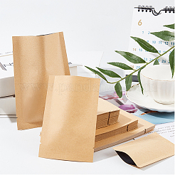 Герметично закрывающиеся пакеты из крафт-бумаги с открытым верхом AJEW-PH0017-53