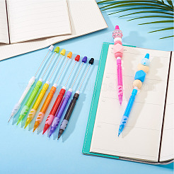 9 шт. 9-цветный пластиковый механический карандаш OFST-TA0001-01