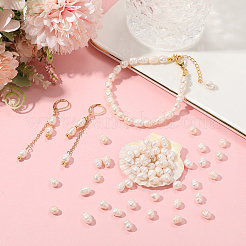 100 шт. бусины из натурального пресноводного жемчуга PEAR-LT0001-12