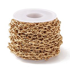 Ионное покрытие (ip) 304 нержавеющая сталь скрученные овальные звенья цепи CHS-E022-01G