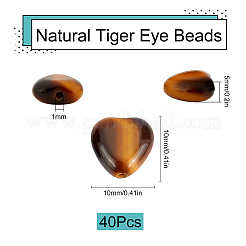 Fili di perline di occhio di tigre naturale&nbsp;G-SC0002-09B