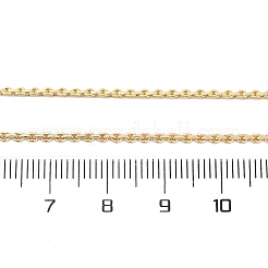 Ожерелья-цепочки из латуни для женщин NJEW-D302-13G