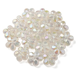 УФ-покрытие светящиеся прозрачные акриловые бусины OACR-P010-16E