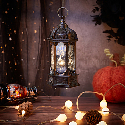 Ornements de lampes en plastique à thème de noël&nbsp;HJEW-WH0028-32