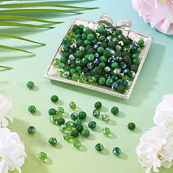 200шт 4 цвета стеклянные бусины&nbsp;EGLA-TA0013-42D