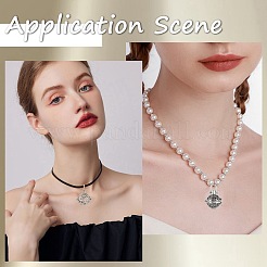 10 шт. 5 подвески в тибетском стиле из латуни в виде клетки KK-SC0004-31