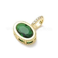 Pendentifs en laiton zircon cubique pavé&nbsp;CU-CBA6980-07G-G
