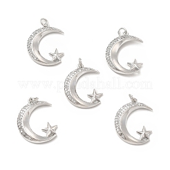 Латунные микро проложить кубического циркония подвески&nbsp;KK-E068-VB108