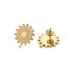 Ионное покрытие (ip) 304 нержавеющая сталь гвоздики фурнитура для сережек STAS-N097-231LG