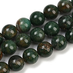 Природные африканские нефритовые бусы пряди G-F792-C07-02