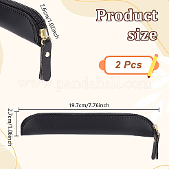 Étuis à stylos en cuir&nbsp;ABAG-WH0046-114C