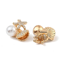 Латунные микро проложить кубического циркония бусы KK-C155-28G-03